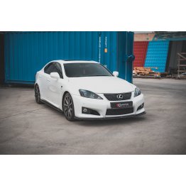 Накладка сплиттер на передний бампер на Lexus IS F II